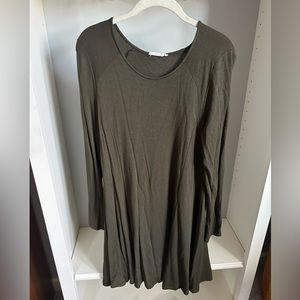 Lush Olive Green light weight dress size M